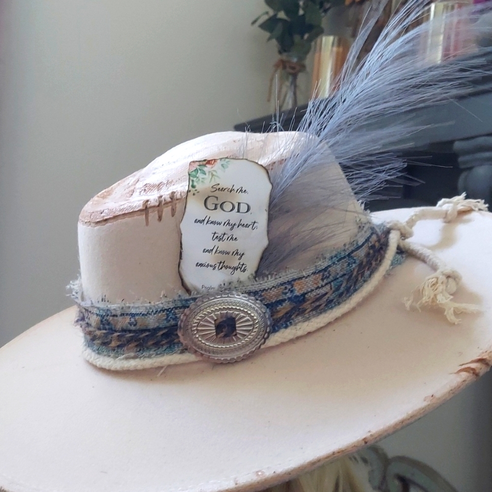 NEW CUSTOM HAT SZ MED (FITS MOST)